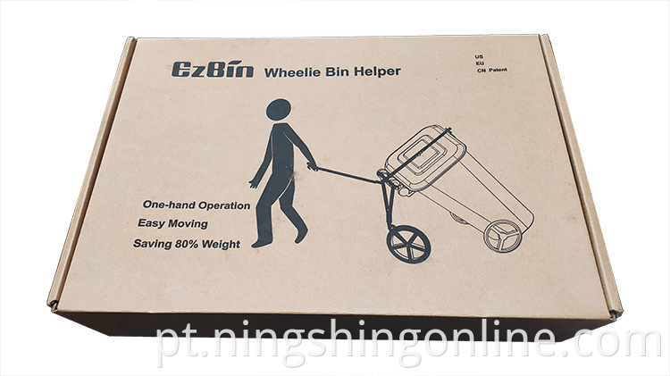 Wheelie Bin Helper Trash Cart Waste Bin Trailer 13